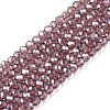 Electroplate Glass Beads Strands EGLA-A044-T2mm-A07-1