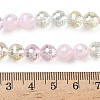 Electroplate Glass Beads Strands EGLA-D300-06-8mm-13-3