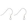 925 Sterling Silver Earring Hooks STER-K167-049A-S-1