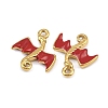 304 Stainless Steel Enamel Pendants LS-STAS-G370-01G-01-2