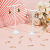 30Pcs Rack Plating Brass Earring Hooks KK-BBC0014-11-4