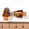 Handmade Lampwork Bumpy Beads LAMP-T022-02A-07-3