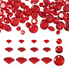 60Pcs 3 Styles Cubic Zirconia Charms ZIRC-TAD0001-01B-1