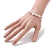 Round Natural Cultured Freshwater Pearl & Glass Beaded Bracelets & Necklaces & Dangle Earrings Sets SJEW-JS01366-6