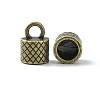 Tibetan Style Alloy Cord Ends TIBEP-Q034-AB-NR-1