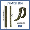 3Pcs Nylon Watch Bands AJEW-OC0015-63B-2