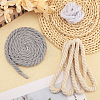 CHGCRAFT 3 Bags 3 Colors 3-Ply Twisted Macrame Cotton Cord OCOR-CA0001-30-5