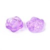 Baking Paint Transparent Glass Beads DGLA-N018-01G-2