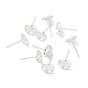 304 Stainless Steel Stud Earring Settings STAS-H436-20A-G01-1