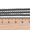 Natural Black Stone Beads Strands LS-GG-CBA0389-A07-3mm-5