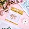 10Pcs Brass Stud Earring Findings KK-BBC0023-22-6