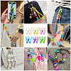 20Pcs UV Plating Opaque Acrylic European Beads OACR-TADJ0001-16W-6