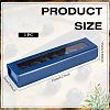 7-Slot Imitation Leather Dice Organizer Boxes with Magnetic Visible Window Lid ODIS-WH0079-105A-2