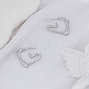 1Pair Alloy Stud Earrings EJEW-LP0004-66P-3