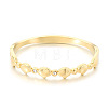 304 Stainless Steel & Crystal Rhinestone Hinged Bangles for Women WGC712A-01-1