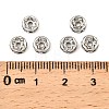 Brass Grade A Crystal Rhinestone Beads RB-A003-6MM-N-3