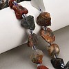 Natural African Bloodstone Beads Strands GG-CBA0B77-A09-03-1