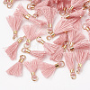 Polycotton(Polyester Cotton) Tassel Pendant Decorations FIND-S275-25G-2