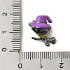 Halloween Brass Enamel European Beads X1-KK-A203-04A-B-3