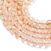 Heated Natural Citrine Beads Strands G-Q002-B04-04-4