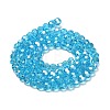 Transparent Glass Beads EGLA-A035-T6mm-B08-2