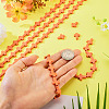 4 Strands Synthetic Turquoise Dyed Beads Strands G-TA0003-29D-6