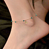 1Pc 316L Surgical Stainless Steel Anklets for Women AJEW-LP0006-74-1