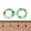 Dyed Natural White Jade Linking Rings G-Q601-43C-3