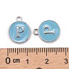 Platinum Plated Alloy Enamel Charms LS-ENAM-S118-04P-P-3