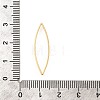 Brass Open Back Bezel Link Rings KK-B152-08B-G-3