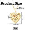 304 Stainless Steel Heart Locket Pendant Necklaces for Photo NJEW-WH0020-97C-2