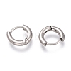 201 Stainless Steel Huggie Hoop Earrings EJEW-O095-05-18-2