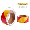 Waterproof EPT(Ethylene Propylene Terpolymer) & PVC Reflective Self-adhesive Tape DIY-WH0030-82A-2