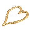 Hammered 304 Stainless Steel Big Pendants STAS-H249-18G-2