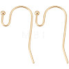 150Pcs Brass Earring Hook KK-BBC0008-30-1