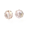 Electroplate Transparent Round Glass Beads GL-CBA6A73-AB04-2