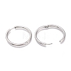Tarnish Resistant 201 Stainless Steel Huggie Hoop Earrings EJEW-L256-05DT-P-3