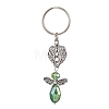 Glass & Alloy Keychain KEYC-JKC01150-4