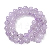 Natural Lavender Amethyst Beads Strands G-F306-11-10mm-01-5