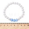 Children's Day Imitated Pearl Acrylic Beads Stretch Bracelets BJEW-JB13538-3