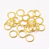 Brass Jump Rings LS-X-KK-G277-7mm-G-NR-1
