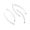 925 Sterling Silver Tube Beads STER-D035-14S-1