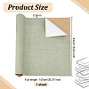 Olycraft 1 Sheet Rectangle Linen Fabric DIY-OC0012-04D-2