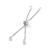 Rack Plating Brass Box Chain Link Bracelet Making KK-A183-03P-1