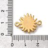 304 Stainless Steel Connector Charms STAS-C119-04G-3