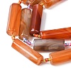 Natural Red Agate Beads Strands G-P605-J01-01-4