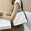 Flower Printed Polyester Shoulder Bags PW-WG4B978-03-1