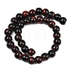 Handmade Fancy Antique Glazed Porcelain Ceramic Round Beads Strands PORC-L019-10mm-M-4