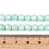 Anti-Tarnish Electroplate Glass Beads Strands EGLA-T021-6mm-15-11-4