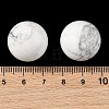 Natural Howlite Sphere Beads GG-D003-A25-2